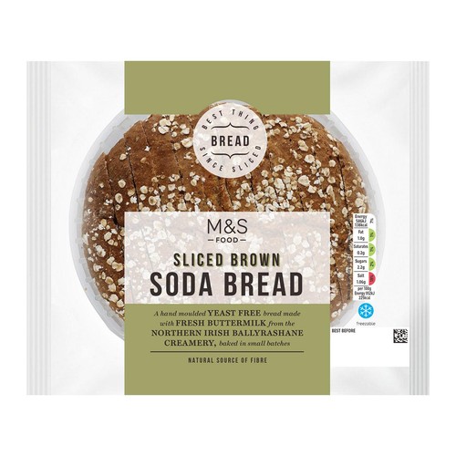 M&S Irish Brown Sliced Soda Bread