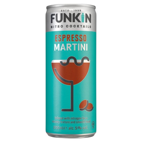 Funkin Espresso Martini Nitro Cocktail Can