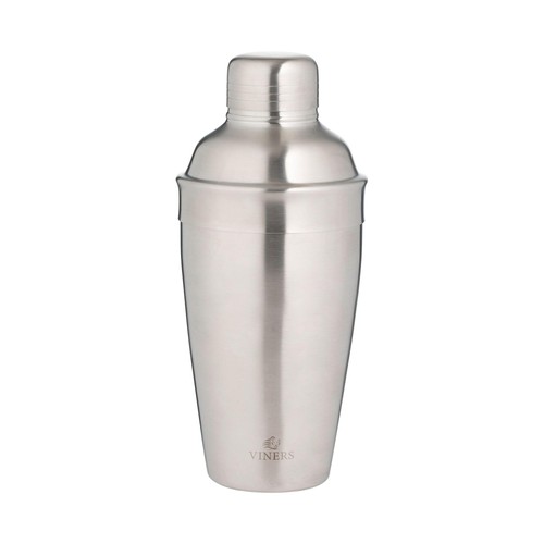 Viners Barware Silver Cocktail Shaker, 500ml 