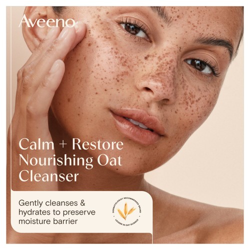Aveeno Face Calm+Restore Nourishing Oat Face Wash Cleanser