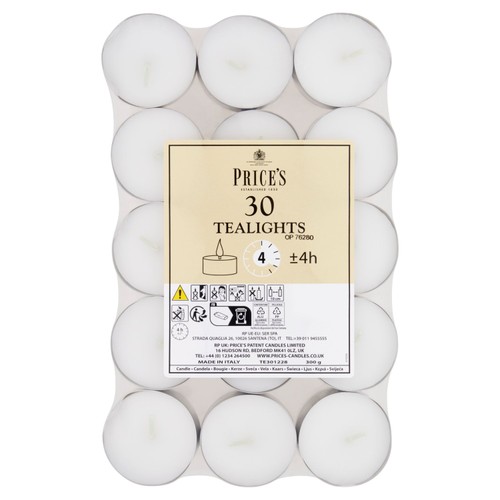 Price's Candles White Tealights