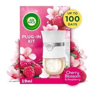 Airwick Air Freshener Plug In Triple Refill Cherry Blossom & Raspberry 3x19ml