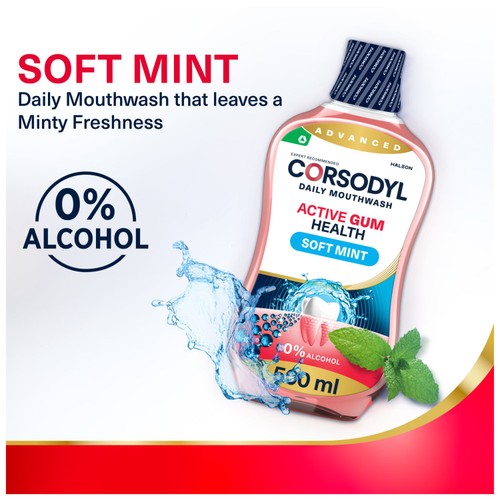 Corsodyl Active Gum Health Daily Mouthwash
