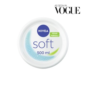 Nivea Soft Moisturising Cream for face hands and body 500ml