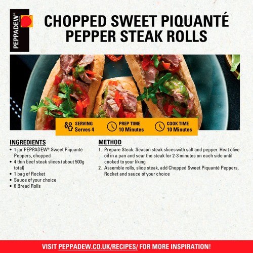 Peppadew Piquante Peppers Mild Chopped
