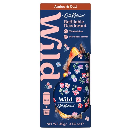 Wild Cath Kidston Marble Ditsy Case + Amber & Oud Deodorant Starter Pack