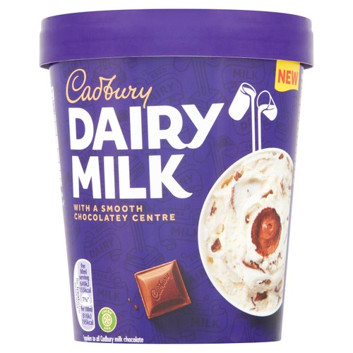 Cadbury Dairy Milk Ice Cream  Tub 480ml