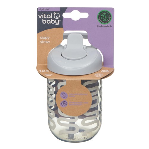 Vital Baby Hydrate Sippy Straw - natural sky