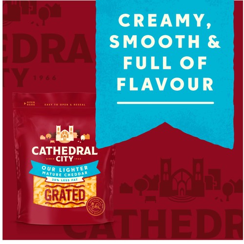 Cathedral City Lighter Mature Grated Cheese