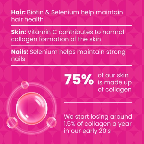 Haliborange Adult's Beauty Collagen Pineapple Gummies 