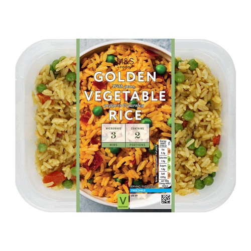 M&S Golden Vegetable Rice