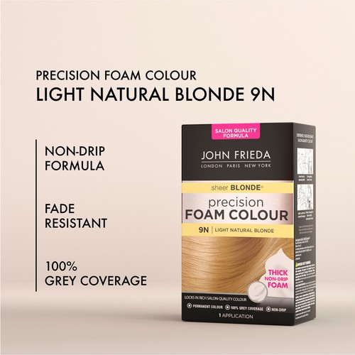 John Frieda Precision Foam Colour Light Natural Blonde 9N