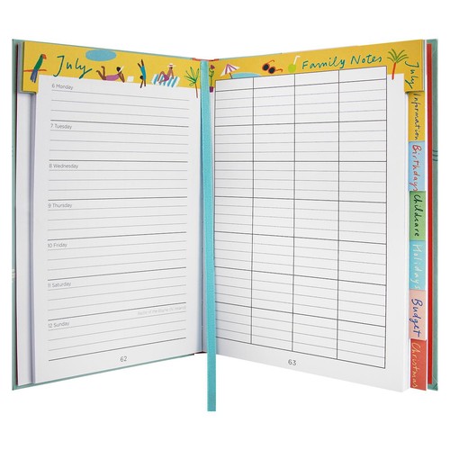 M&S Large Family A5 Week To View Diary 2026