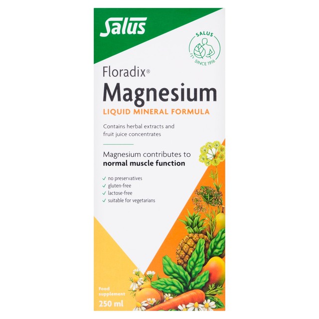 Floradix Magnesium Liquid Formula Food Supplement 250ml