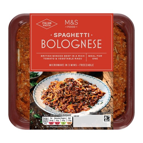 M&S Spaghetti Bolognese Serves 1