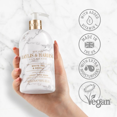 Baylis & Harding Elements Hand Wash - White Tea & Neroli