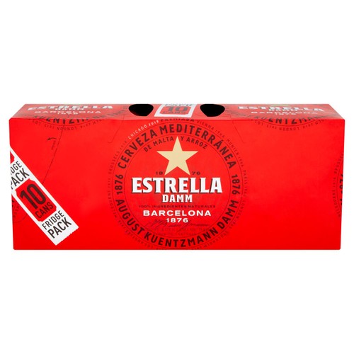 Estrella Damm Premium Spanish Lager Beer Cans