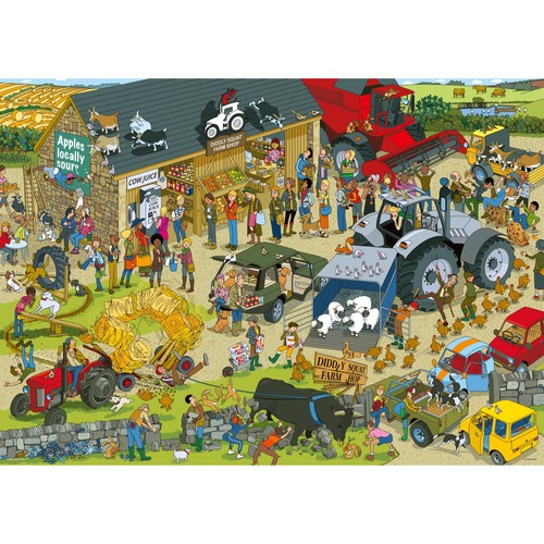 Ravensburger Diddly Squat Farm 1000 piece Jigsaw Puzzle