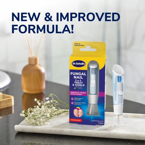Dr. Scholl's Fungal Nail 2 in 1 Treat & Shield