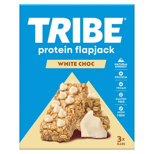TRIBE Protein Energy Flapjack - White Choc Chip