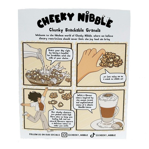 Cheeky Nibble Vanilla Latte Granola