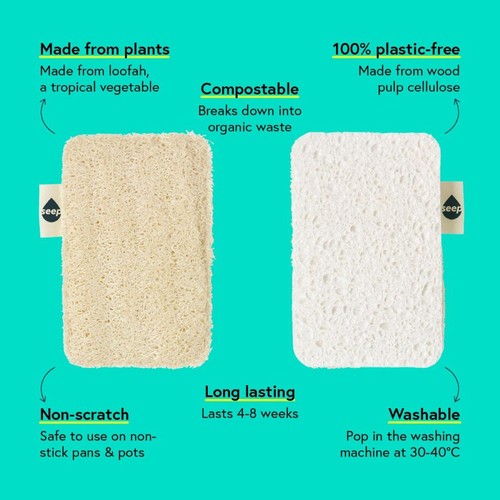 Seep Sponge Scourer Plastic Free