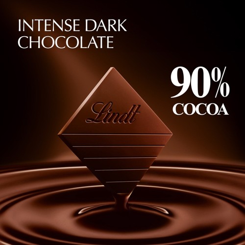 Lindt Excellence Intense Dark 90% Cocoa Chocolate Bar