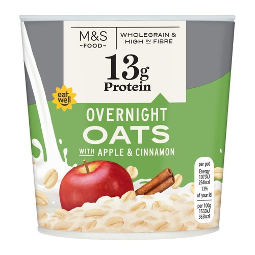 M&S Good Gut Apple & Cinnamon Overnight Oats