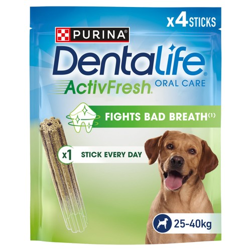 Dentalife ActivFresh Large Dental Chicken Dog Chews 