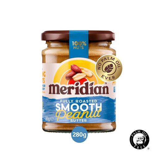 Meridian Natural Peanut Butter Smooth No Salt