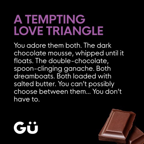 Gu Dark Chocolate Mousse & Ganache Dessert
