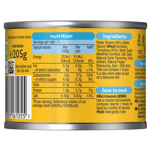 Heinz Bluey Pasta Shapes