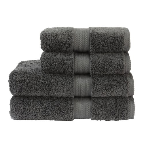 Christy Renaissance 100% Egyptian Bath Sheet, Ash Grey