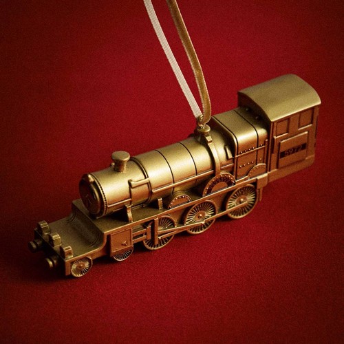 M&S Harry Potter Hogwarts Express Decoration, Gold Mix
