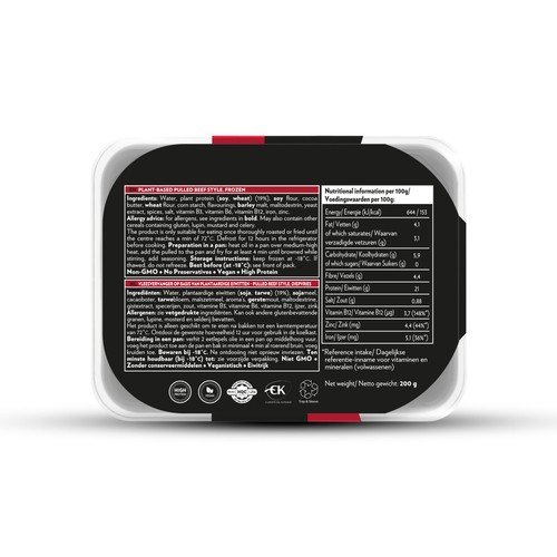 Redefine Meat Plant Based Pulled Beef