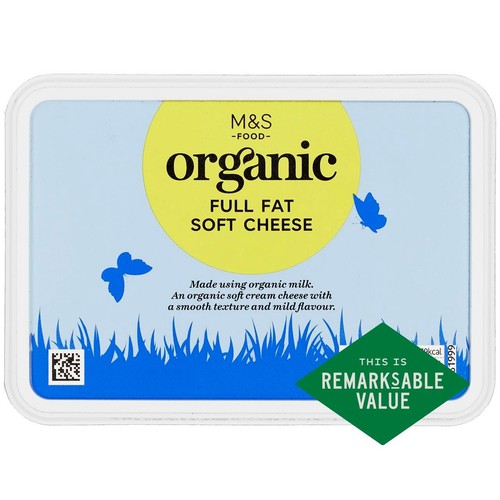 M&S Organic Full Fat Soft Cheese