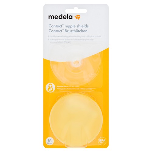 Medela Medium Contact Nipple Shields with Case