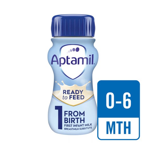 Aptamil 1 First Infant Baby Milk Formula Liquid Ready to Feed from Birth
