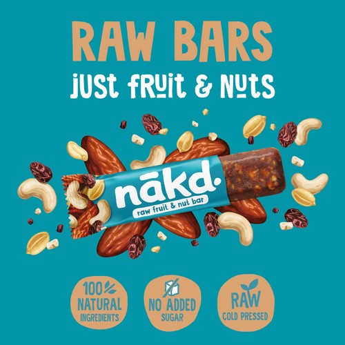 nakd. Salted Caramel Fruit & Nut Bars Multipack