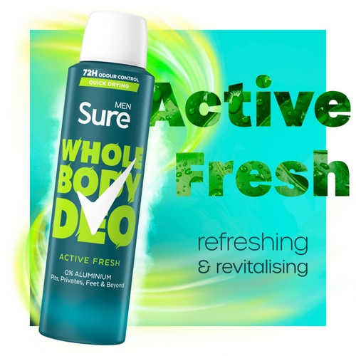 Sure Men Whole Body Active Fresh Deodorant