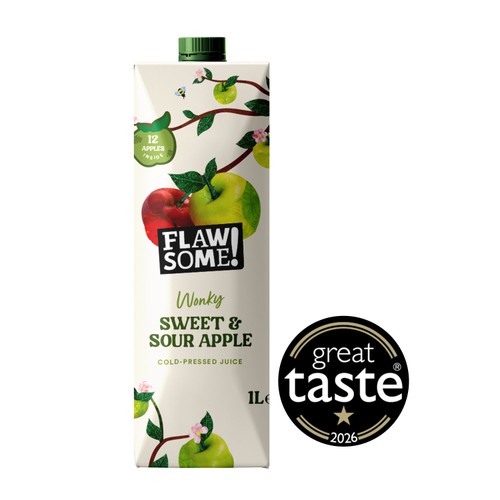 Flawsome! Sweet & Sour Apple cold-pressed juice
