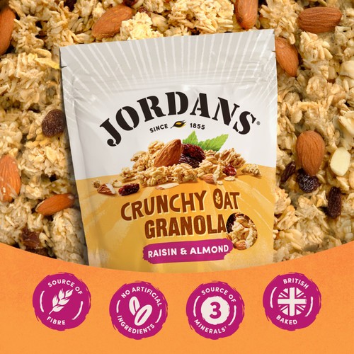 Jordans Crunchy Oat Granola Raisin & Almond Breakfast Cereal