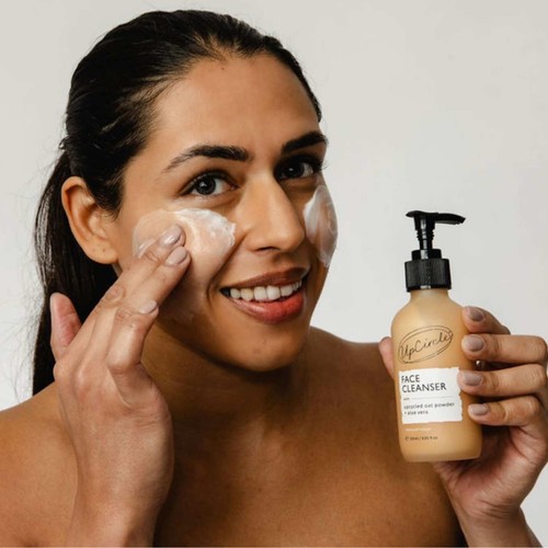 UpCircle Cleansing Face Milk with Aloe Vera + Oat Powder