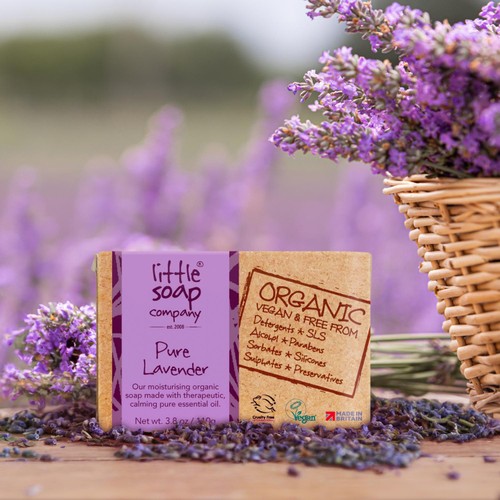 Little Soap Company Organic Bar Soap Lavender
