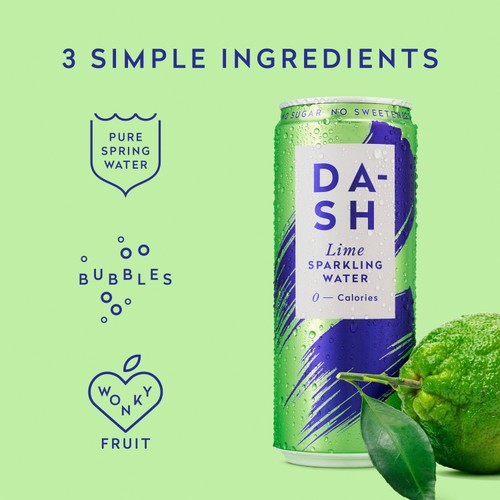 DASH Lime Infused Sparkling Water 