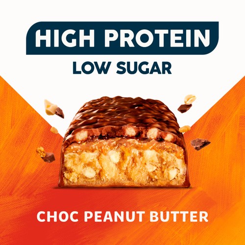 TREK High Protein Low Sugar Choc Peanut Protein Bar