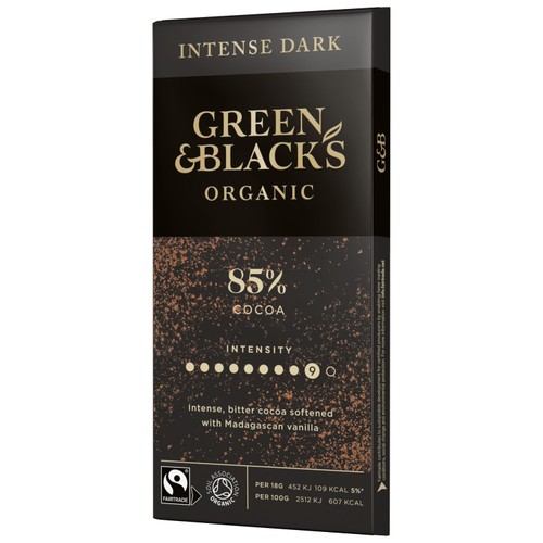 Green & Black's Organic 85% Dark Chocolate Bar