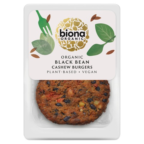 Biona Organic Black Bean Cashew Nut Burgers