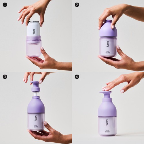 Fussy Natural Body Wash Refill Lavender Fields