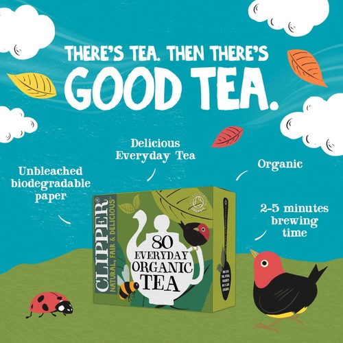  Clipper Organic Everyday 80 Tea Bags